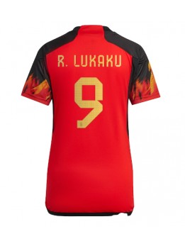 Billige Belgia Romelu Lukaku #9 Hjemmedrakt Dame VM 2022 Kortermet